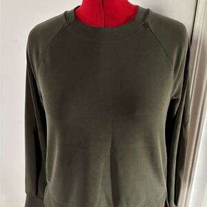 Athleta Dark Olive Sweatshirt